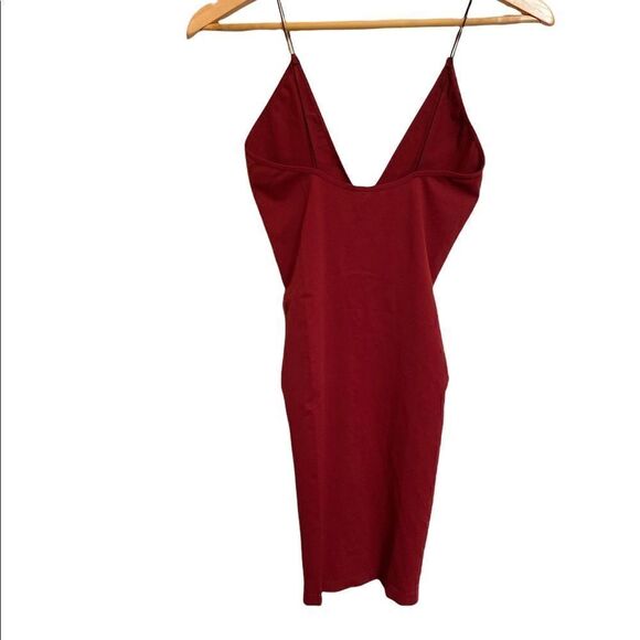 Free People Burgundy Red Spaghetti Strap Slip Tank Dress Size Small/Extra Small - Picture 3 of 4
